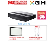 XGIMI Aura Ultra Short Throw Laser TV Projector