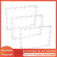 1buycart Gugxiom 5x7 Inch Clear Acrylic Scalloped Picture Frames Magnetic Photo Thickened for Deskto