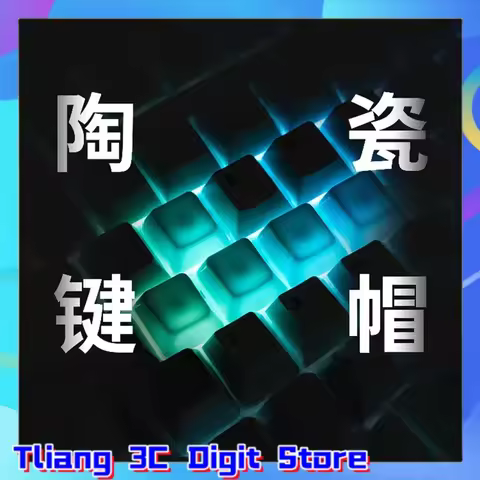 4-Pack Ceramic Keycaps Mechanical Keyboard Cherry Profile Keycap Multiple Colors Available Smooth An