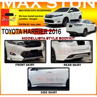 TOYOTA HARRIER 2016 ZSU60 MODELLISTA BODYKIT BUMPER SKIRT LIP MDLS FRONT SKIRT SIDE SKIRT REAR SKIRT