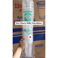 [CHEAP PRICE - DISTRICT 8] 50 CHILDREN'S 700ml CUP (650ml) SLIM CUP + 95 SIZE LID + 95 BRIDGE LID + 