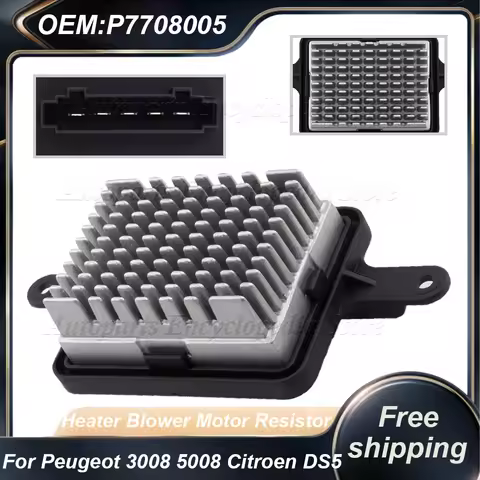 P7708005 6441CQ Auto Climate Control Blower Motor Heater Resistor For Peugeot 3008 5008 Citroen DS5 