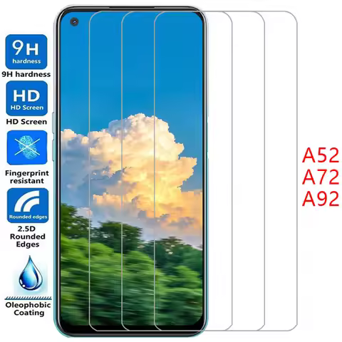 screen protector for oppo a52 a72 4g 5g a92 protective tempered glass on oppoa52 oppoa72 oppoa92 a 5