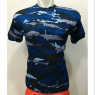 Camouflage Short Sleeve T-Shirt - AURI Camouflage T-Shirt - PASKHAS - TNI-AU - Army - Tactical - Per