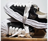 MMY Maison Mihara Yasuhiro Blakey 黑色帆布鞋