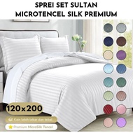 BEST SELLING BEDSET SPRAY SET MICROTENCEL No. 3 SIZES 120x200 HEIGHT 20 - 40 + SINGLE BOLSTER PILLOW