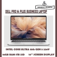 DELL PRO 14 PLUS PB14250 BUSINESS LAPTOP (NEW 15th GEN INTEL ULTRA 5 226V /16GB LP-RAM / 1TB M.2 NVM
