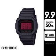 CASIO นาฬิกาข้อมือผู้หญิง G-SHOCK รุ่น DW-5600BBR-1DR สายเรซิ่น สีดำ