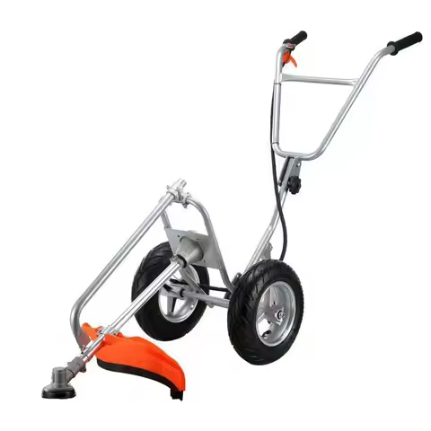 Hand Push Portable Mower Rack Rotary Weeder Separate Frame Engine Seat For 43cc 52cc 63cc Brush Cutt