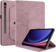 Đứng Trường Hợp Đối Với Samsung Galaxy Tab S11 2025 11 Inch vỏ bằng da PU Với hộp đựng bút chì 360 Đ