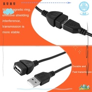 SUHU 0.6M 1M 1.5M 3M 5M USB 2.0 A Male to A Female Data Sync Charger Extension Cable Cord Black