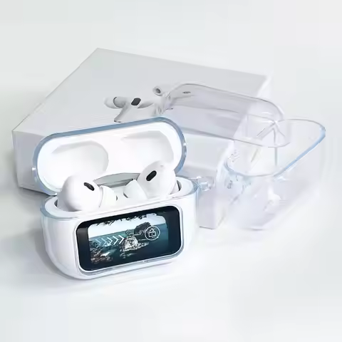 For A9 Pro Headset Case Earphone Case For Airpods Protective Cover Anti-Fall Shockproof Dustproof Tr