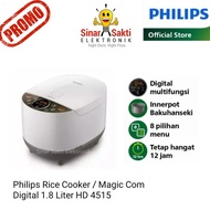 Philips Rice Cooker Magic Com 1.8 L HD 4515 HD4515 1,8 Liter Digital