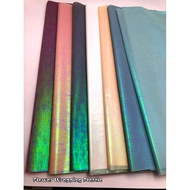 FW06 Flower Wrapping Plastic Rainbow Floral Bouquet Gift Packaging Supplies 60*60cm