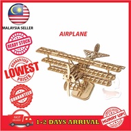 [1 set] Puzzle Model Building 3D Brain Training Wooden Puzzle Robotime 3D DIY Building