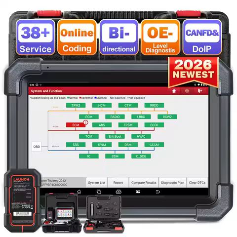 LAUNCH X431 PRO3 ACE Car OBD2 Diagnostic Tool Auto Bidirectional Scan Tool CAN FD & DoIP,FCA SGW,ADA