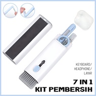 7 in 1 Computer Keyboard Cleaning Brush Multifunction Pen Cleaner Cleaner Headphone/Earphone Cleaning Tool