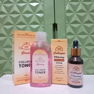 Glowing Collagen 701 Toner Package + Collagen 701 Serum | BPOM