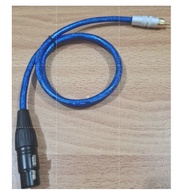 1 meter XLR female to RCA cable heavy duty