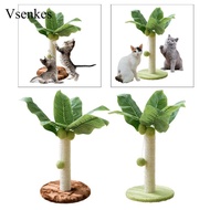 Vsenkes Cat Scratching Post, Kitten Scratching Post, Durable Claws, Cat Scratching Post with Ball, I