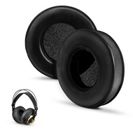 Brainwavz Round Sheepskin Leather Earpads - Fits Many Large Headphones - SteelSeries, HD668B, ATH, A