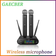 Microphone Wireless Professional UHF Mic Mikrofon System for Singing Karaoke Set Home KTV