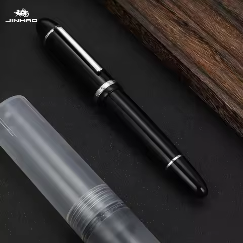 JinHao X159 Fountain Pens Metal EF 0.38mm F 0.5mm Nibs Acrylic School Office Supplies Stationery Bus