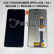 LCD TOUCHSCREEN OPPO A3S / A5 / REALME 2 / C1 ORIGINAL