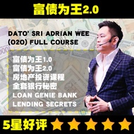 🔥[RM4398] 🔥Adrian Wee🔥富债为王🔥1.0 + 2.0 (3天) 🔥房地产投资课程🔥 + Free 🎁 Loan Genie Bank