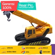 Diecast Miniature Toy Car Truck Heavy Equipment Crane Metal Exploit Engineering