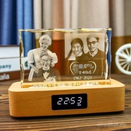 Send Parents Style Golden Wedding Elders Wife [Creative Crystal Wedding] Gift Anniversary Simple Mod