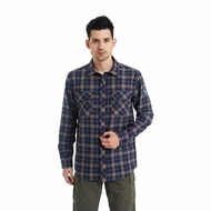 EIGER KEMEJA PRIA PANJANG FLANEL MYRTLE SHIRT F1 - NAVY