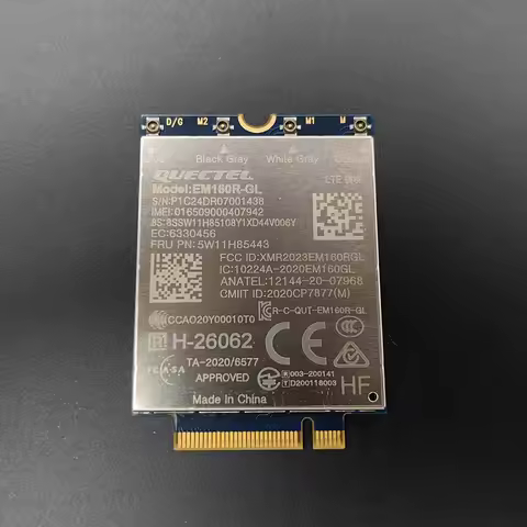 4G Wireless Module EM160R For Lenovo Thinkpad T14 P14s Gen 5 Gen 6 5W11H85443