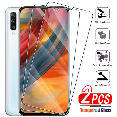 2PCS Tempered Glass For Samsung Galaxy A10 A20 A30 A40 A50 A60 A70 A80 A90 Screen Protector Protecti