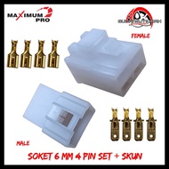 SOCKET LARGE 4 PIN SOCKET 4 PIN KIPROK SOCKET SUPRA KIPROK SOCKET MIO SOCKET 6MM