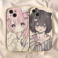 realme 12x 5g casing casing realme c15 Long Hair Girl realme realme 14pro+Phone Case realme 10/11/12