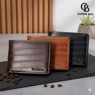 [CB] Carlebben Men's Wallet Premium Synthetic Leather Short Two-Fold Casual Coin Card Slot MB-888