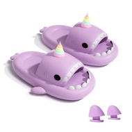Hello Slippers Anglerfish Shark Slides Sandals, Super Soft Environmental EVA Material Comfortable sh