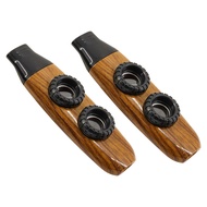 2X Kazoo with 10 Flute Diaphragms Plastic Kazoo Musical Instruments Kazoo for Guitar Ukulele