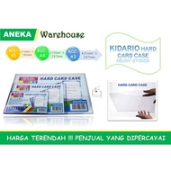KIDARIO-SUPER CLEAR PVC HARD CARD CASE FOR NAME CARD , MEMO , CERTIFICATE / KIDARIO KCC-A5/ KCC-A4 /