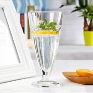 Milkshake Glass 330ml Cocktail Glass Crystal Drinking Glass Glass Cup Tumbler With Foot For Tea Coffee Juice Milk