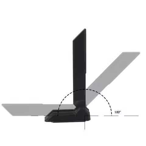 External WiFi 6 6E Tri-Band Antenna 6GHz 5.8GHz 2.4GHz RP-SMA Male W/ Magnetic Base Replacement Ante