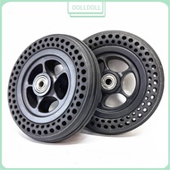 [Doll]6 Inch 6 x 1 1/4 Electric Scooter Solid Tire With Wheel Hub for Wheelchair