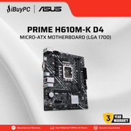 ASUS Prime H610M-K D4 CSM mATX Motherboard | LGA1700