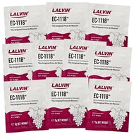 Lalvin Dried Wine Yeast EC #1118 (Pack of 10)