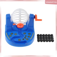 [Limit Time] 1pc Mini Family Bingo Lotto Lottery Machine Game Cage and Balls Kids Toy