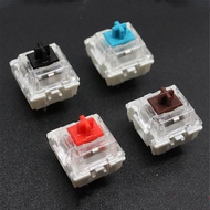 「Miss qi's keycap」100pcs mechanical keyboard black blue brown red key switch for CIY Sockets SMD 3pin Thin pins Compatible withswitch