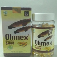 Olimex Minyak Ikan Gabus 60 Kapsul - Kapsul Albumin Minyak Ikan Gabus