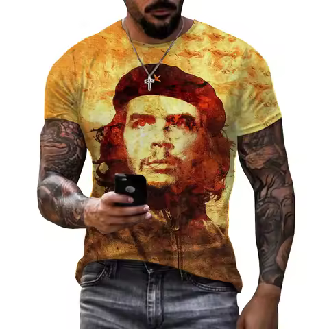 Summer Men T Shirt Clothing 3D Che Guevara Graphic Women T Shirt Clothing Harajuku Fashion T-Shirts 