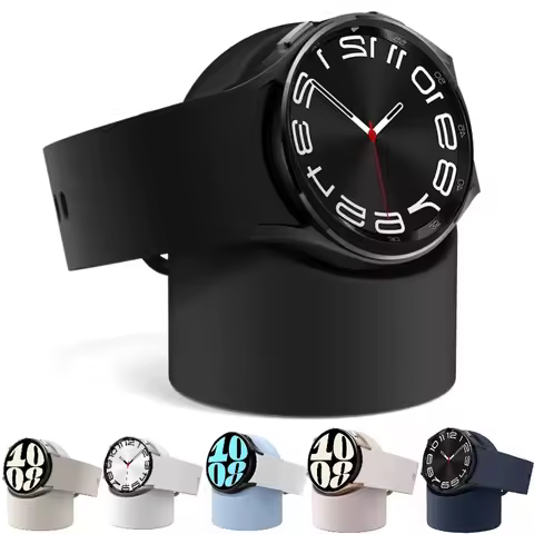 Charger Dock Holder For Samsung Galaxy Watch 5 Pro Charger Stand For Galaxy Watch 3 4 5 Charger Sili